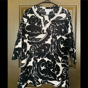 4/25 Liz Claiborne 100% cotton women blouse Small